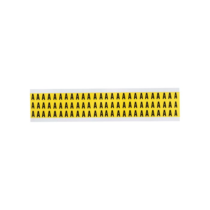 Repositionable Individual Number and Letter Labels