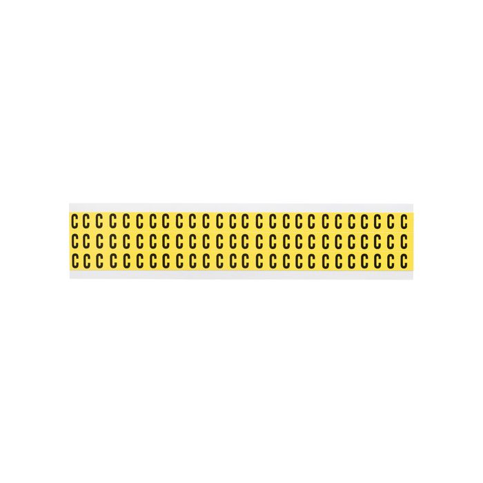 Repositionable Individual Number and Letter Labels