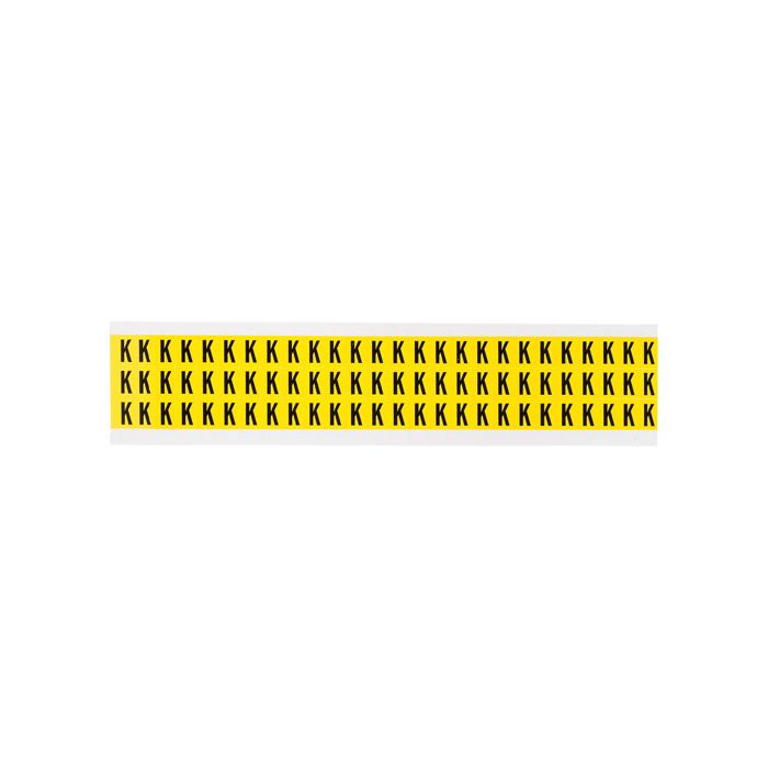 Repositionable Individual Number and Letter Labels