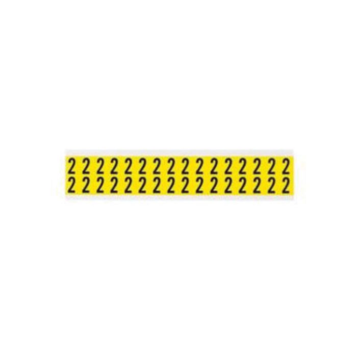 Repositionable Individual Number and Letter Labels