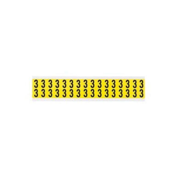 Repositionable Individual Number and Letter Labels