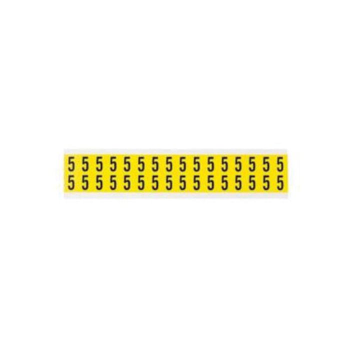 Repositionable Individual Number and Letter Labels
