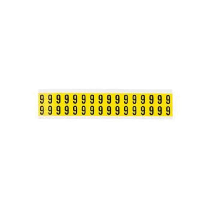 Repositionable Individual Number and Letter Labels