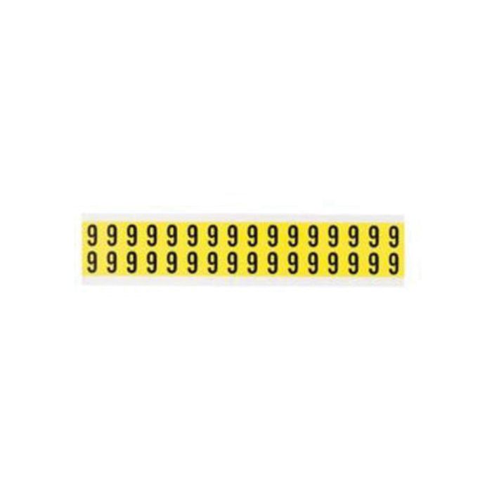 Repositionable Individual Number and Letter Labels