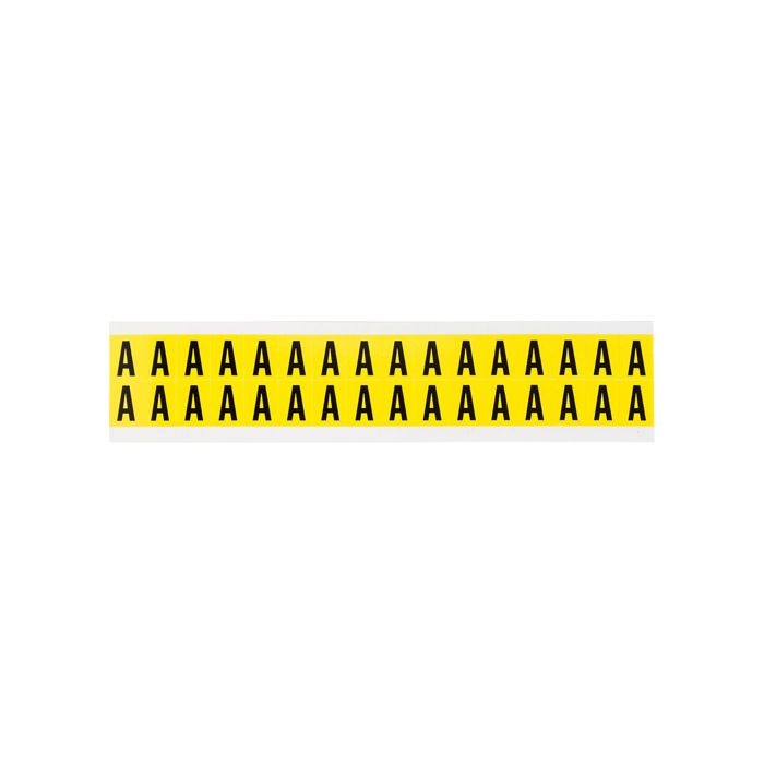 Repositionable Individual Number and Letter Labels