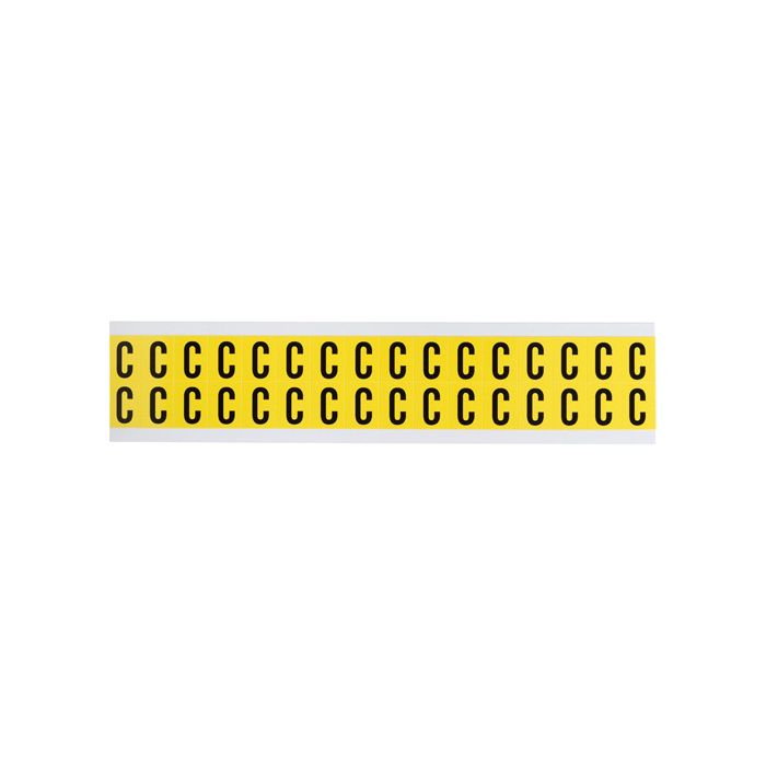 Repositionable Individual Number and Letter Labels