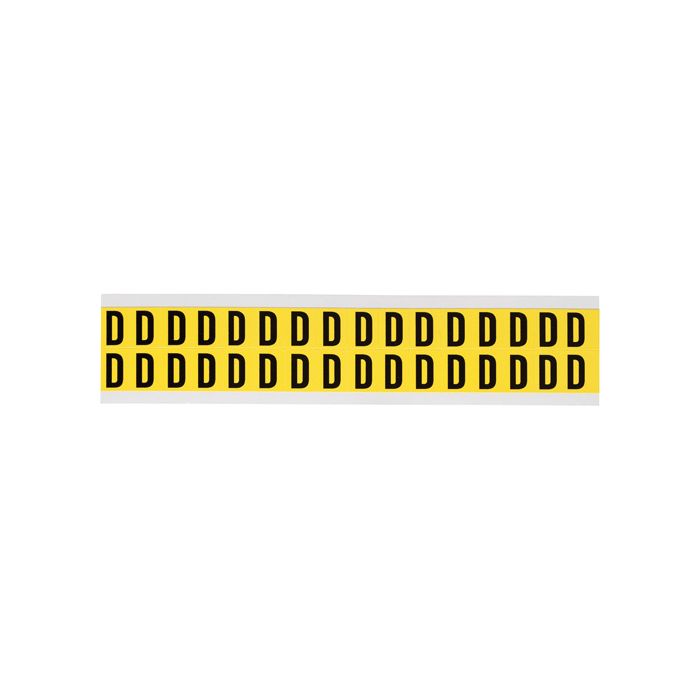 Repositionable Individual Number and Letter Labels