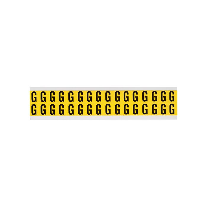 Repositionable Individual Number and Letter Labels