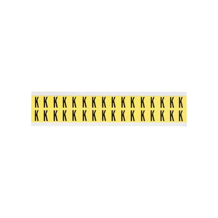 Repositionable Individual Number and Letter Labels
