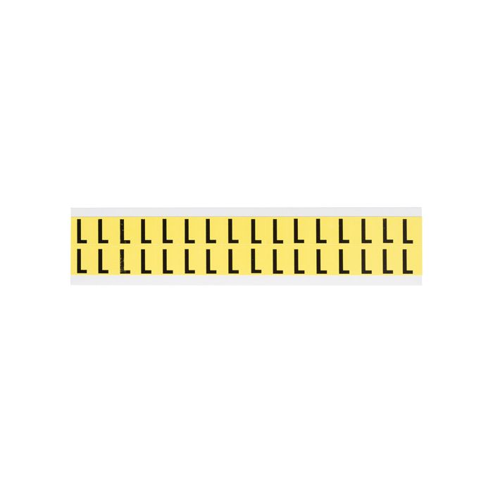 Repositionable Individual Number and Letter Labels