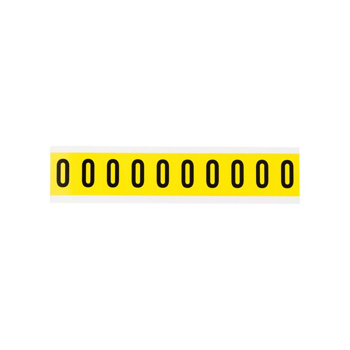 Repositionable Individual Number and Letter Labels