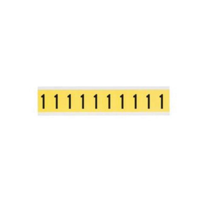 Repositionable Individual Number and Letter Labels