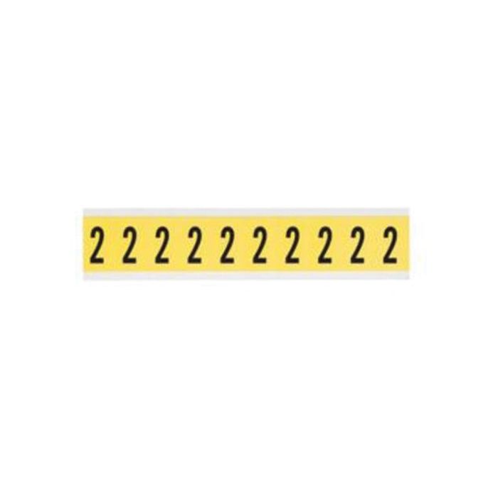 Repositionable Individual Number and Letter Labels