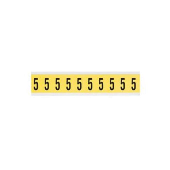 Repositionable Individual Number and Letter Labels
