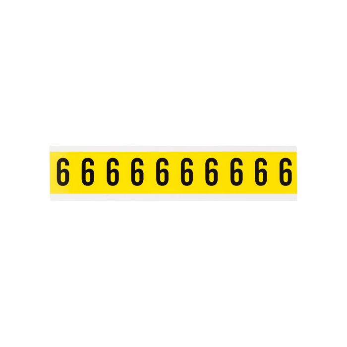 Repositionable Individual Number and Letter Labels