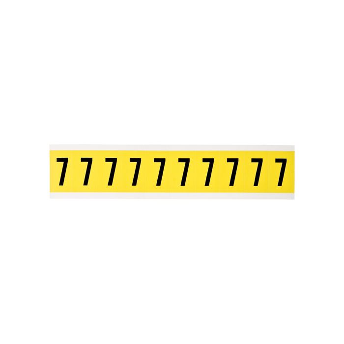 Repositionable Individual Number and Letter Label