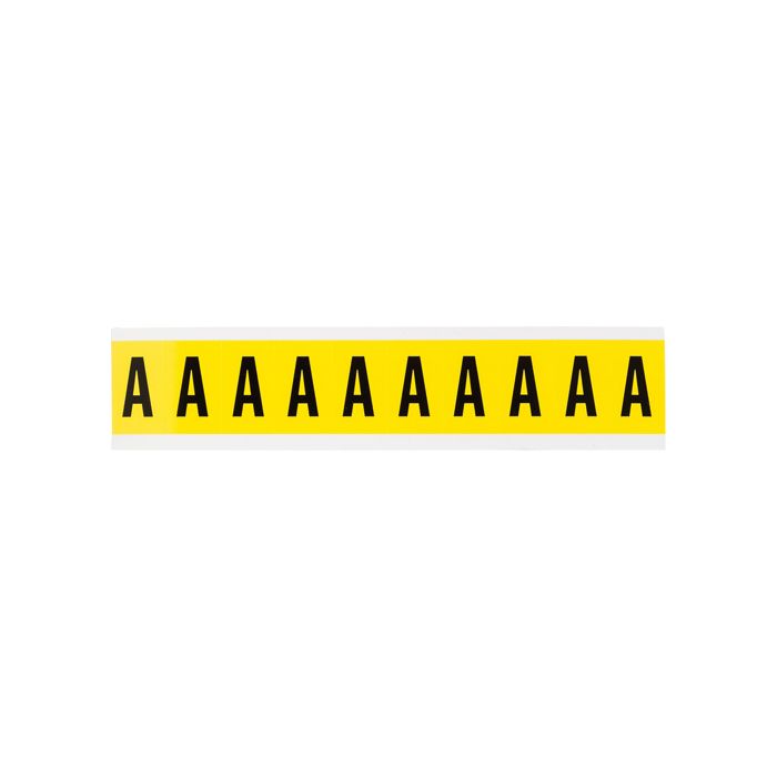 Repositionable Individual Number and Letter Labels