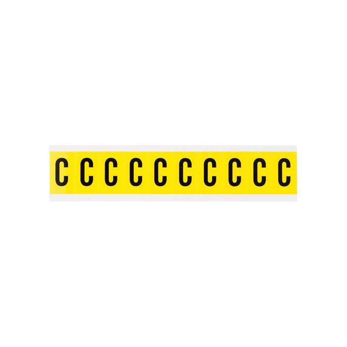 Repositionable Individual Number and Letter Labels