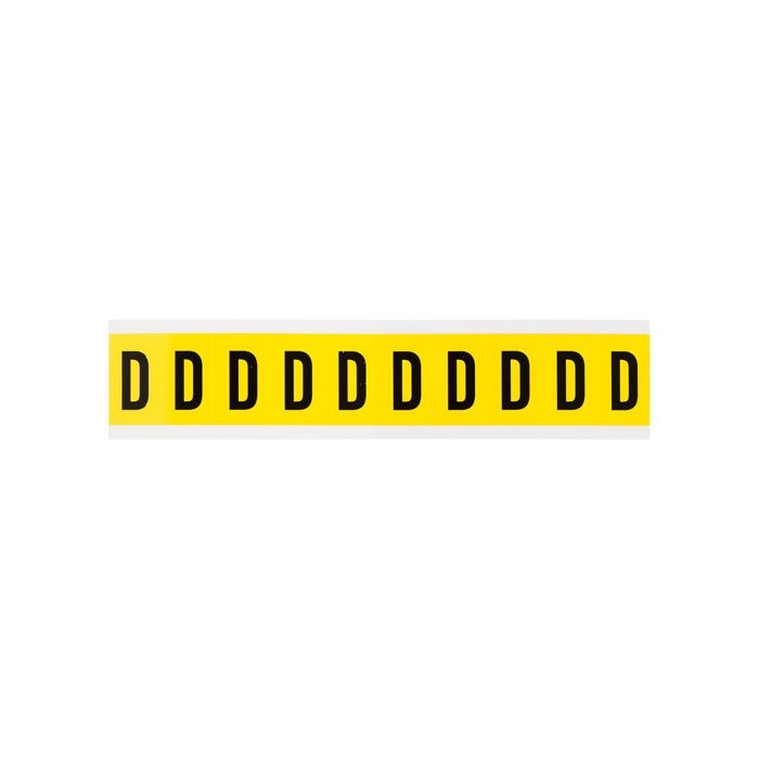 Repositionable Individual Number and Letter Labels