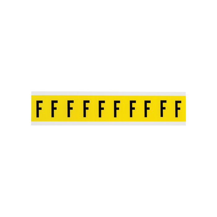 Repositionable Individual Number and Letter Labels