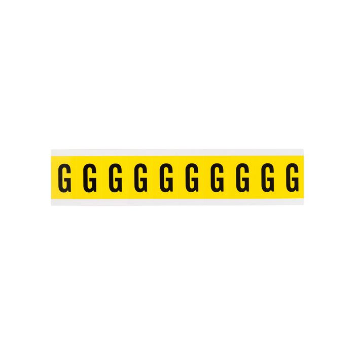 Repositionable Individual Number and Letter Labels