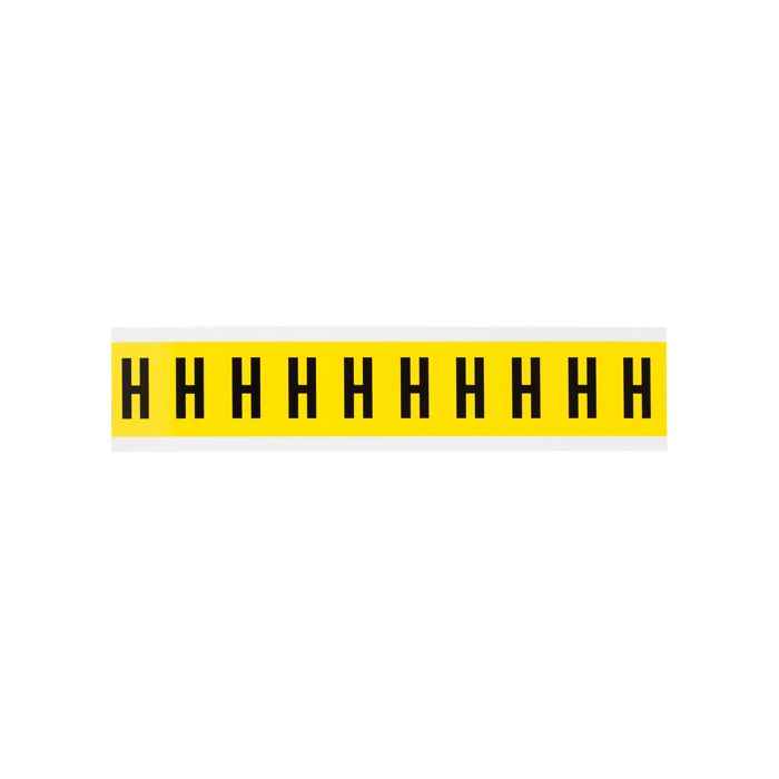 Repositionable Individual Number and Letter Labels