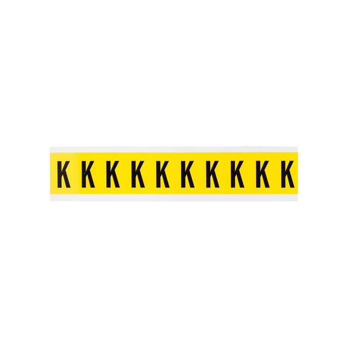 Repositionable Individual Number and Letter Labels