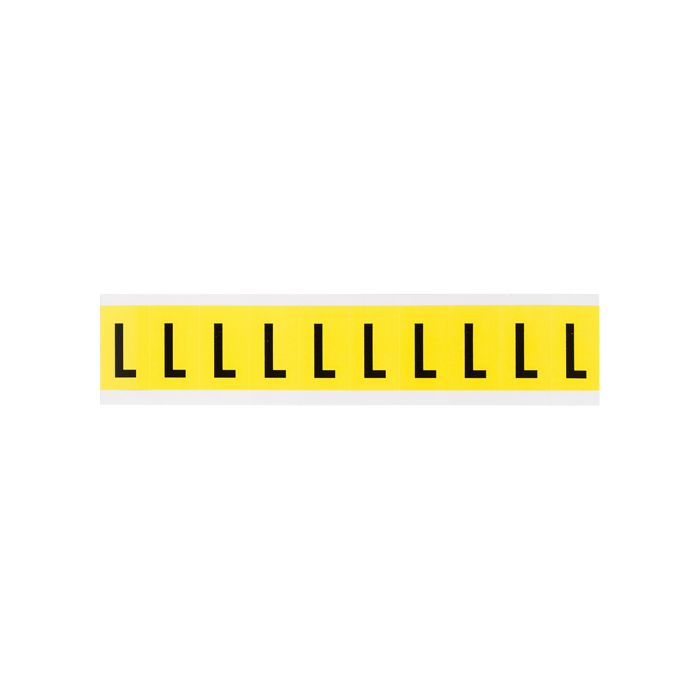Repositionable Individual Number and Letter Labels