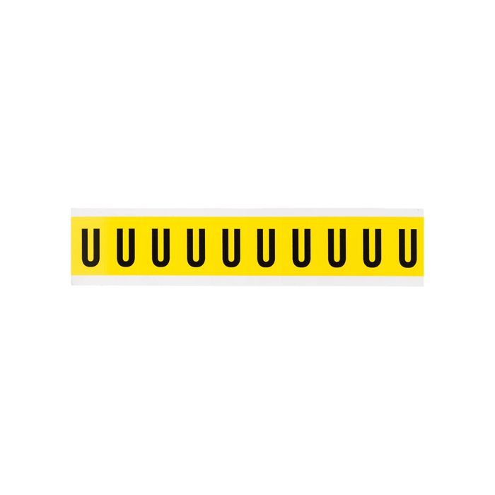 Repositionable Individual Number & Letter Label