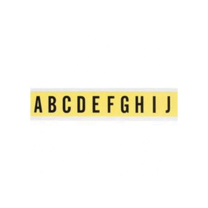 Repositionable Individual Number and Letter Labels