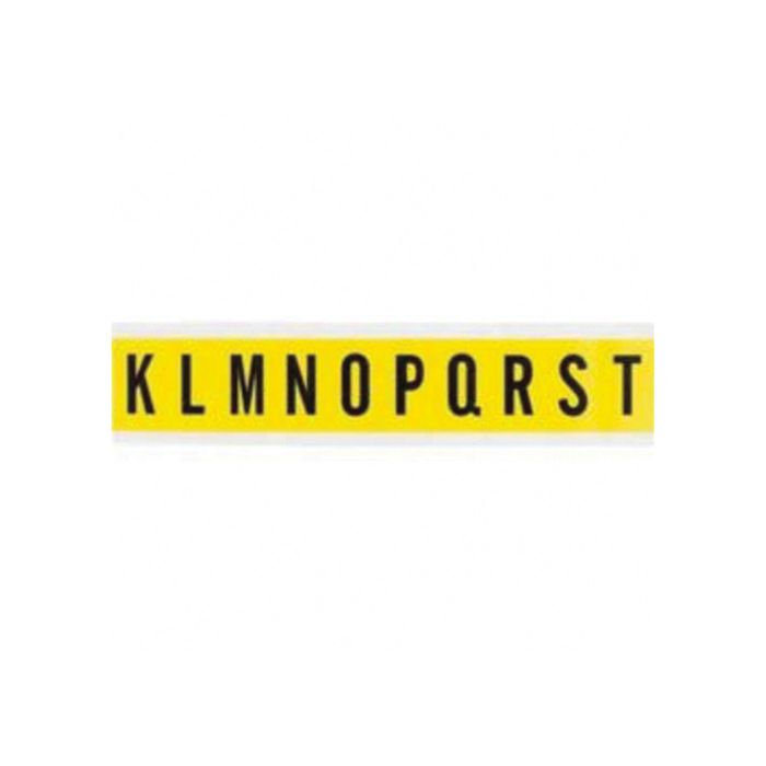 Repositionable Individual Number and Letter Labels