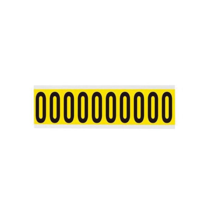 Repositionable Individual Number and Letter Labels