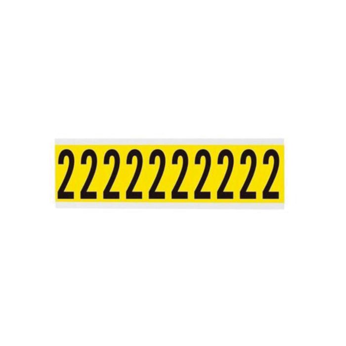 Repositionable Individual Number and Letter Labels