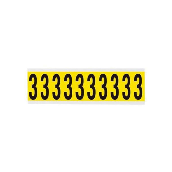 Repositionable Individual Number and Letter Labels