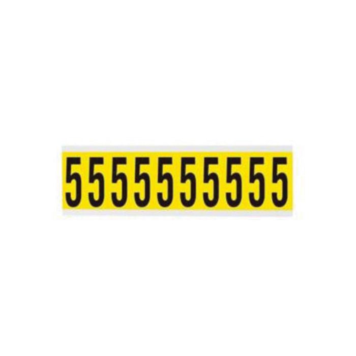 Repositionable Individual Number and Letter Labels
