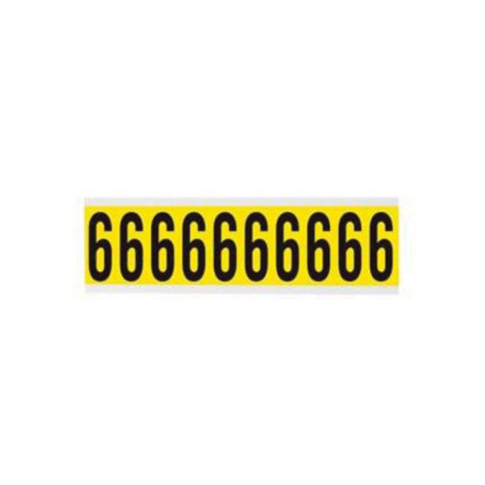 Repositionable Individual Number and Letter Labels