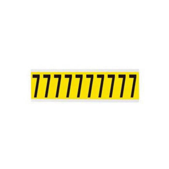 Repositionable Individual Number and Letter Label