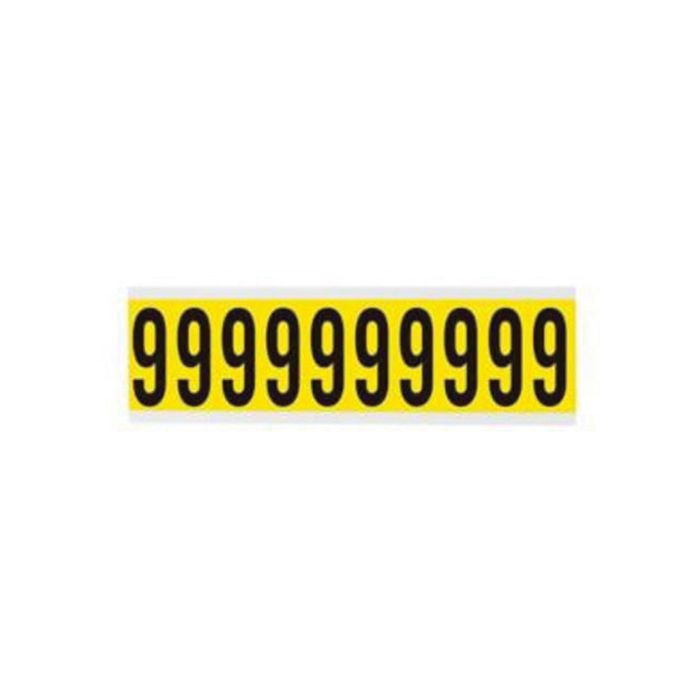 Repositionable Individual Number and Letter Labels