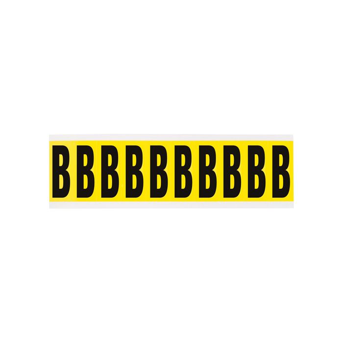 Repositionable Individual Number and Letter Labels