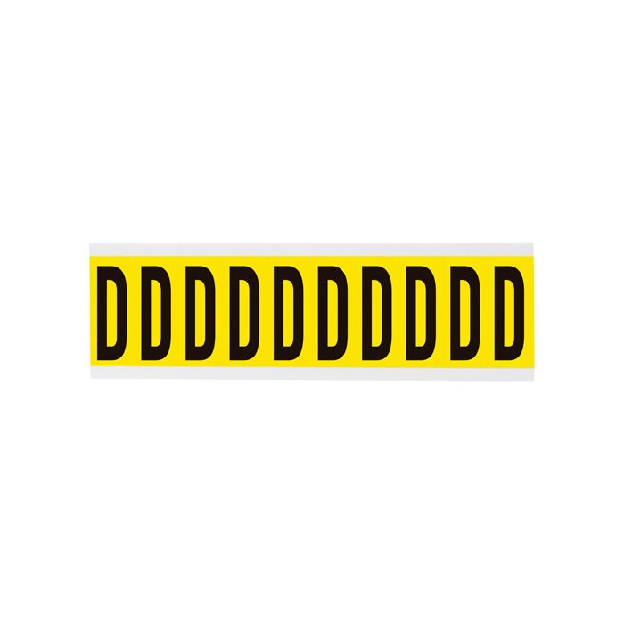 Repositionable Individual Number and Letter Labels