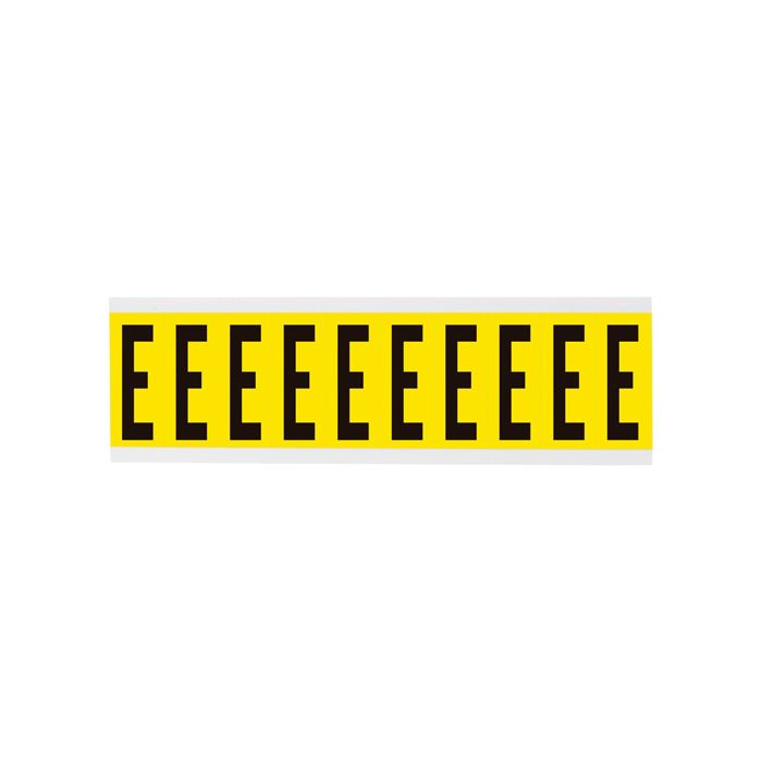 Repositionable Individual Number and Letter Labels