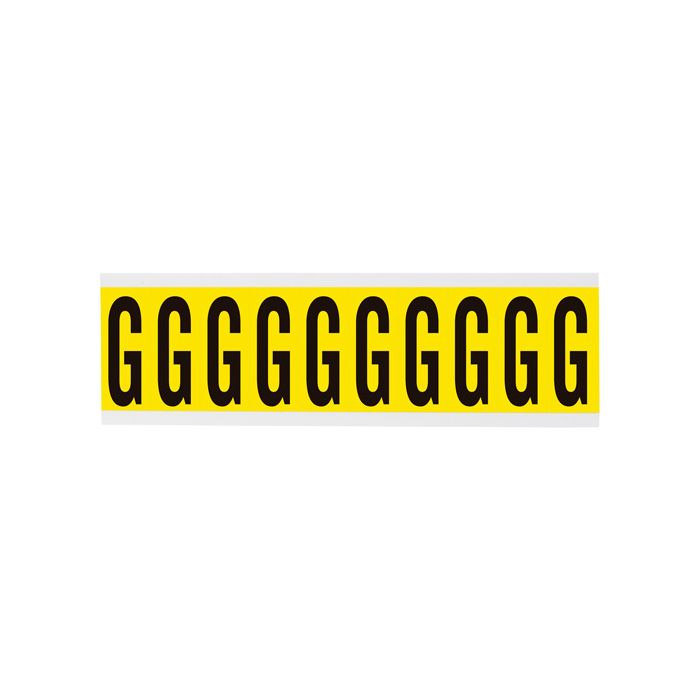 Repositionable Individual Number and Letter Labels