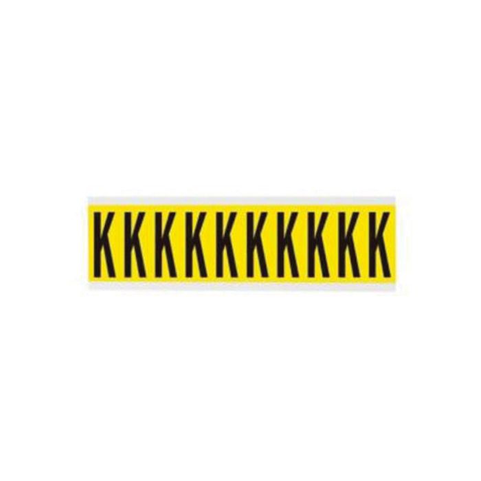 Repositionable Individual Number and Letter Labels