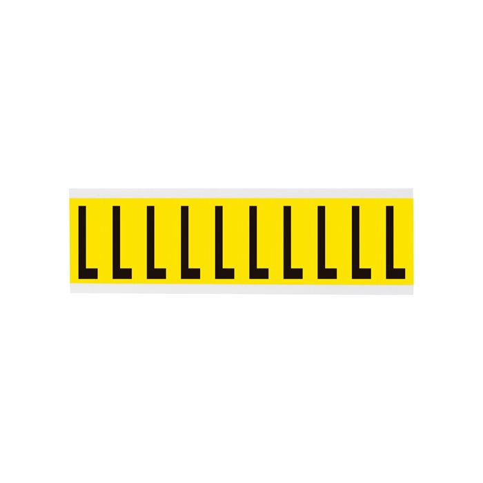 Repositionable Individual Number and Letter Labels