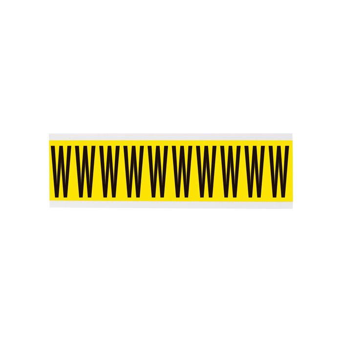 Repositionable Individual Number & Letter Labels