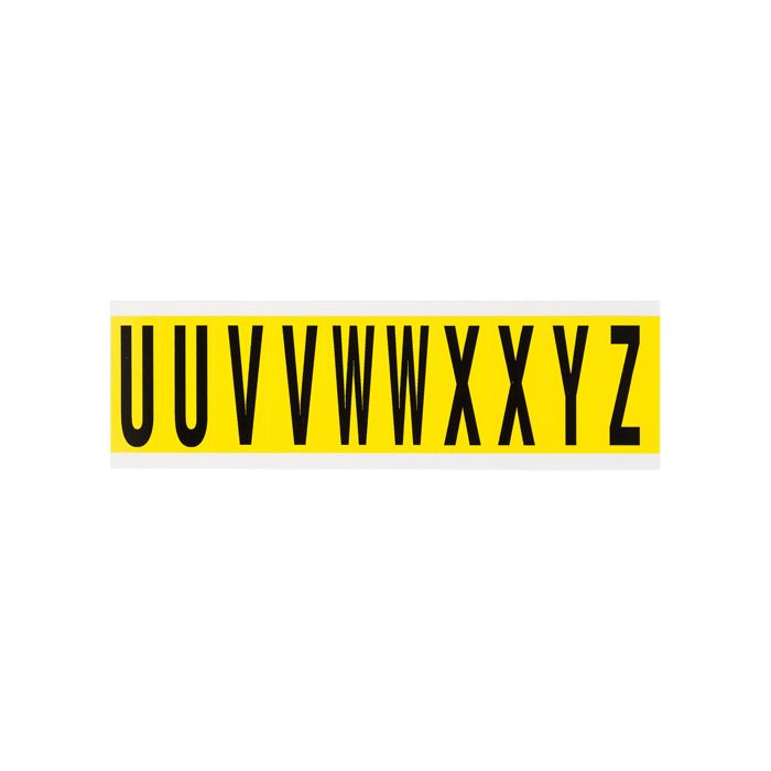 Repositionable Individual Number and Letter Labels