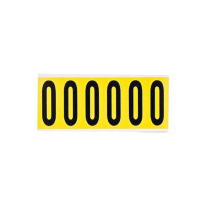 Repositionable Individual Number and Letter Labels