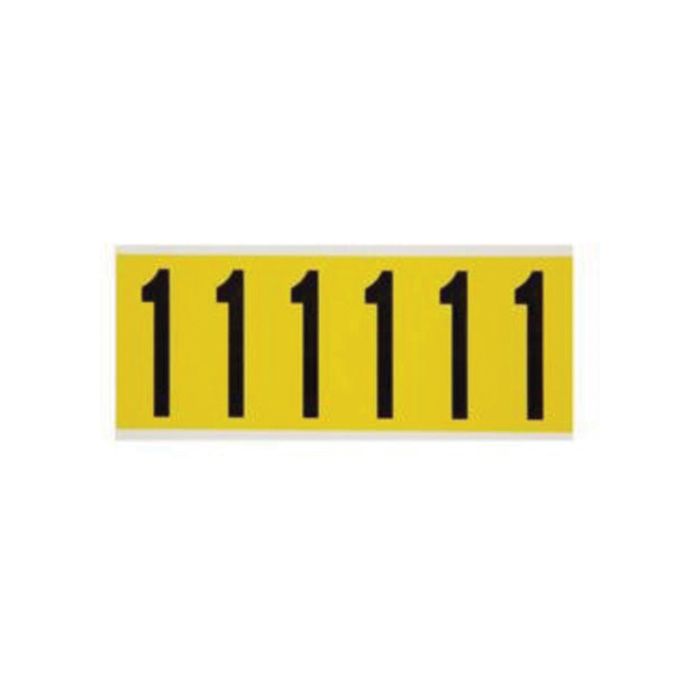Repositionable Individual Number and Letter Labels