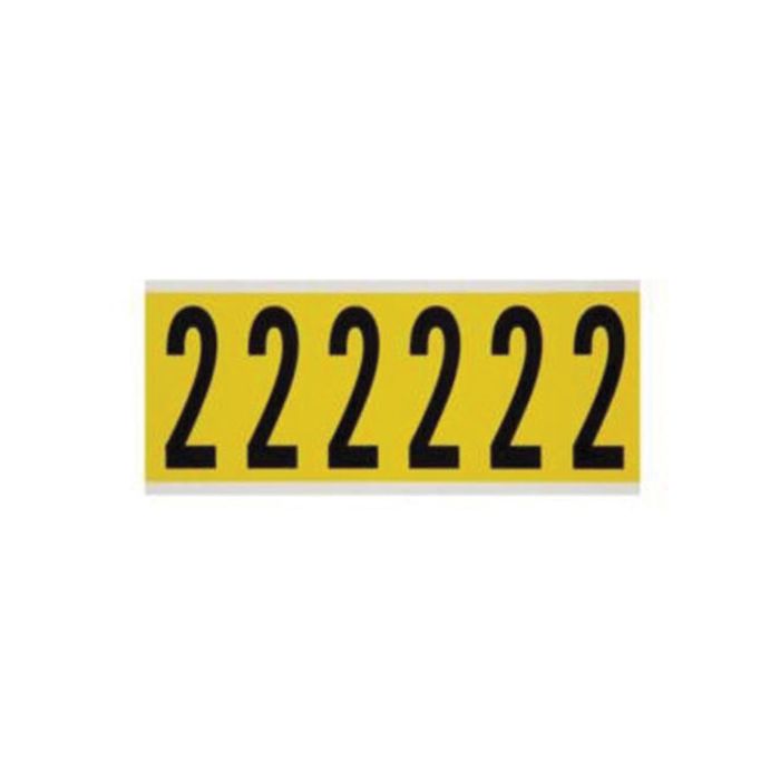 Repositionable Individual Number and Letter Labels
