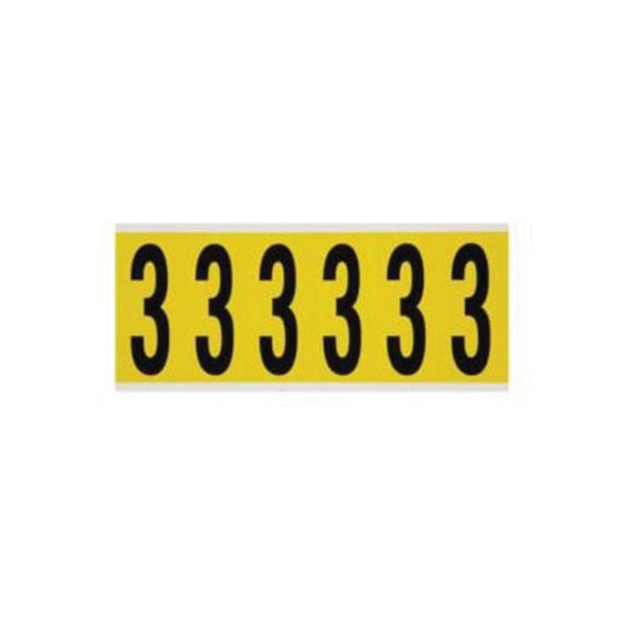 Repositionable Individual Number and Letter Labels